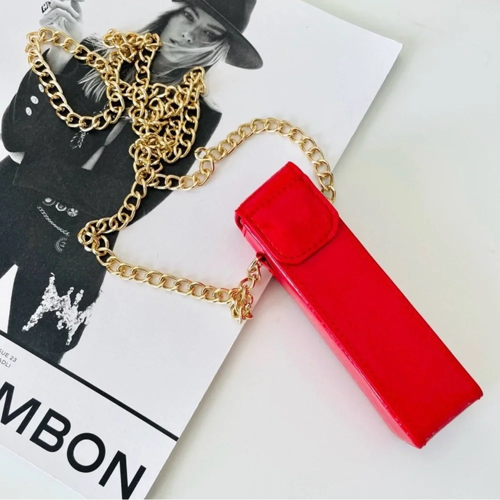 Christian Louboutin‎ Lipstick Case with Crossbody Chain